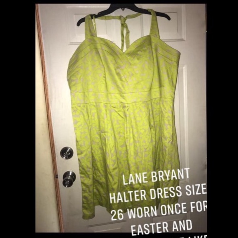 Lane Bryant halter dress
